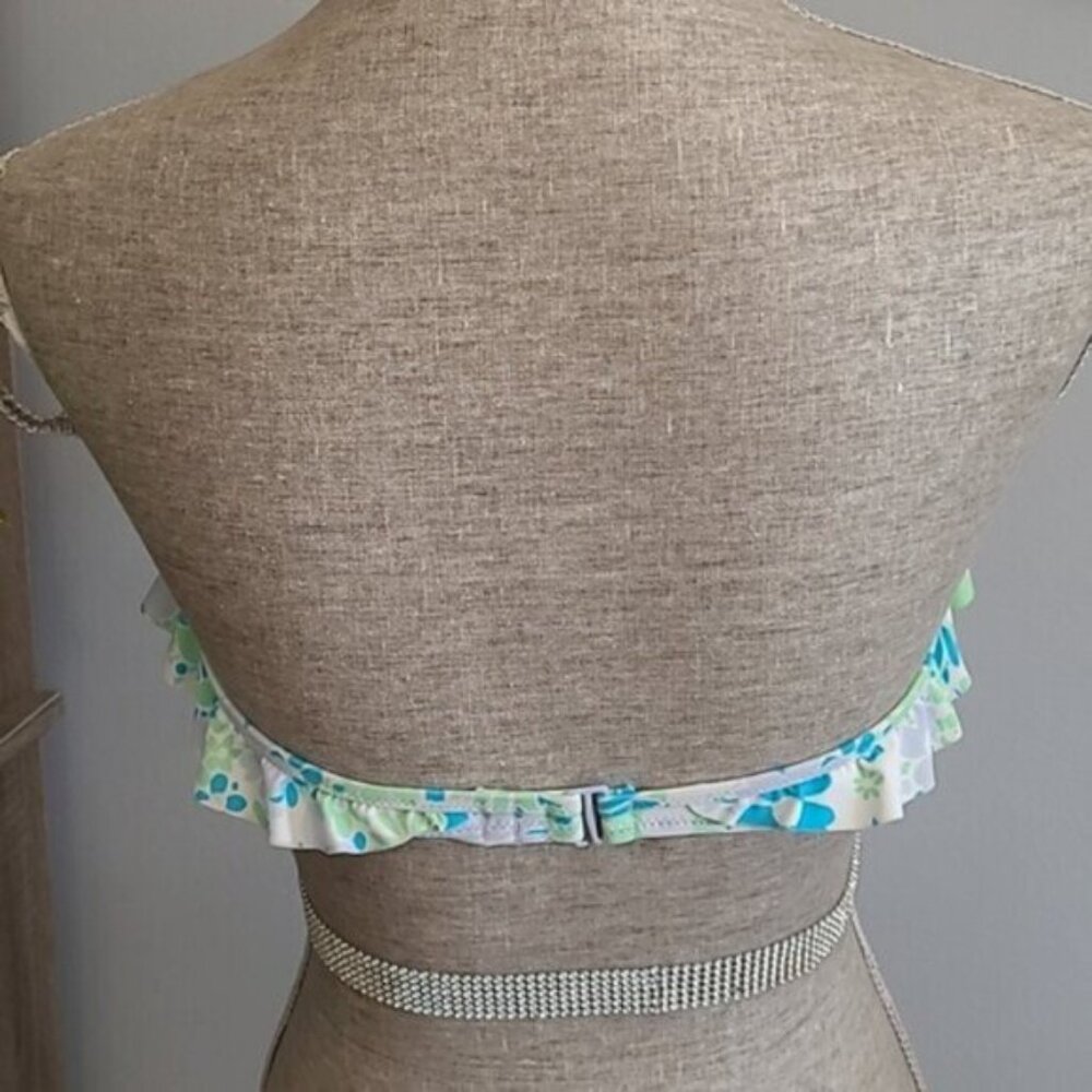 Aerie Real Good Ruffle Floral Print Bikini SET Size M - Picture 4 of 5